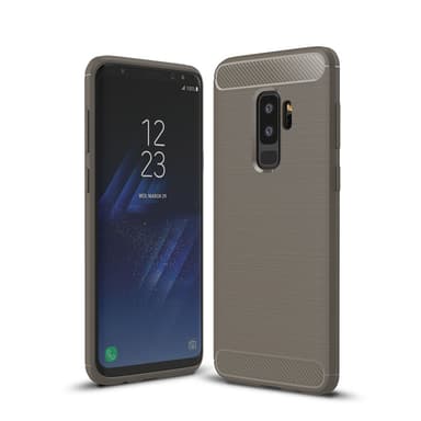 SKALO Samsung S9 Plus Armor Carbon Stöttåligt TPU-skal - Grå