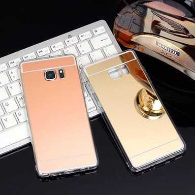 Spegelskal Samsung S7 - Guld