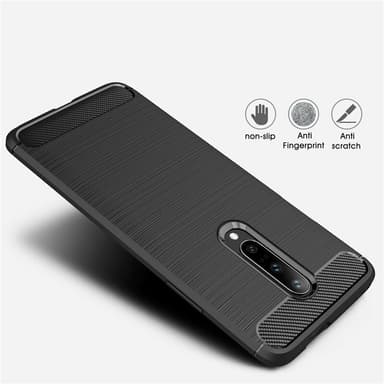 Stöttåligt Armor Carbon TPU-skal Oneplus 7 - Grå