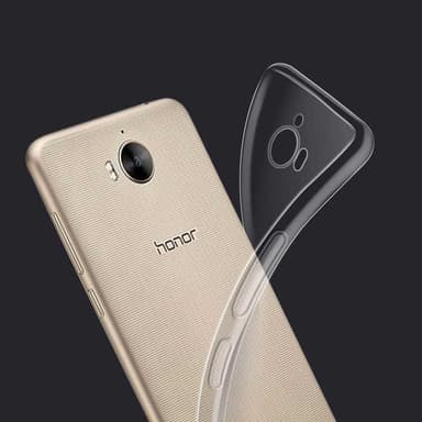Transparent Silikon TPU-Skal till Huawei Y6 2017