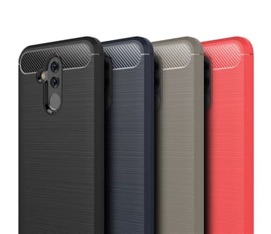 Stöttåligt Armor Carbon TPU-skal Huawei Mate 20 Lite - Röd