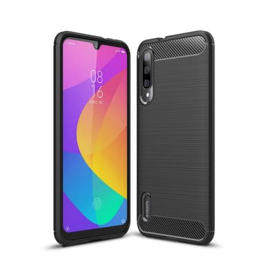 Stöttåligt Armor Carbon TPU-skal Xiaomi Mi A3 - Svart