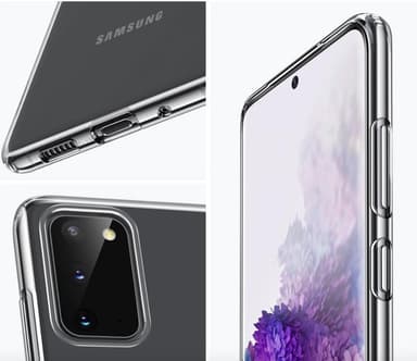 Transparent Silikon TPU-Skal till Samsung S20 PLUS
