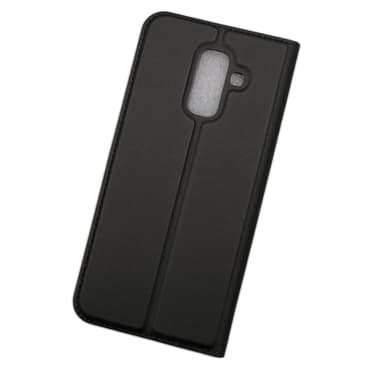 Plånboksfodral Ultratunn design Samsung A6 Plus 2018 - Mörkgrå