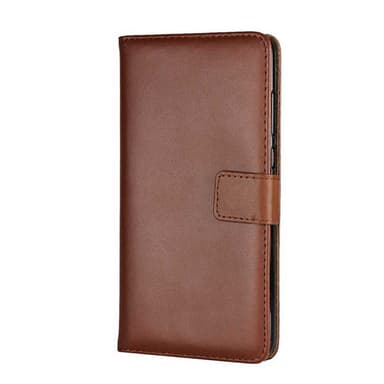 Plånboksfodral Äkta Skinn Oneplus 7 - Brun
