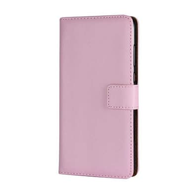 Plånboksfodral Äkta Skinn Xiaomi Mi Note 10/10 Pro - Ljusrosa