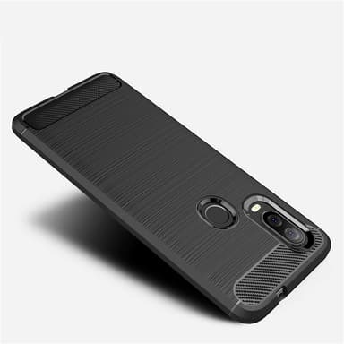 Stöttåligt Armor Carbon TPU-skal Motorola One Vision - Svart