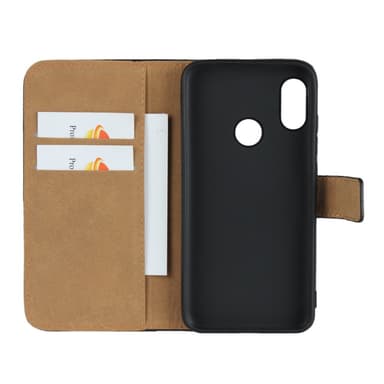 Plånboksfodral Äkta Skinn Xiaomi Mi A2 - Ljusrosa