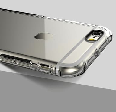 Extra tåligt silikonskal iPhone 6/6s - Rosa