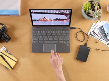 Seagate OneTouch 2TB portabel hårddisk (svart)