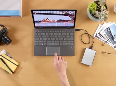 Seagate OneTouch 1TB portabel hårddisk (silver)