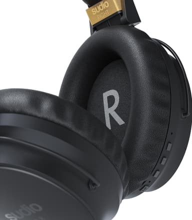 Sudio KLAR wireless around-ear hörlurar (svart)