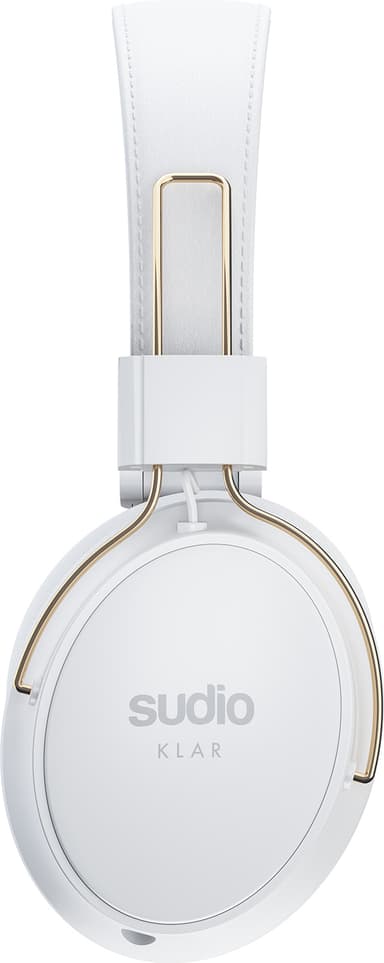 Sudio KLAR wireless around-ear hörlurar (vit)