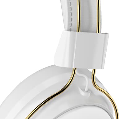 Sudio KLAR wireless around-ear hörlurar (vit)