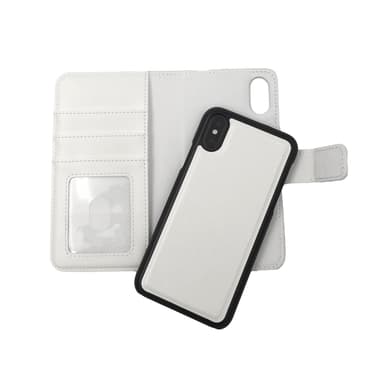 Magnetskal/plånbok ""2 i 1"" iPhone X/XS - Vit