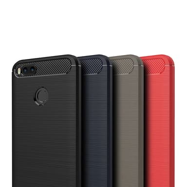 Stöttåligt Armor Carbon TPU-skal Xiaomi Mi A1 - Grå