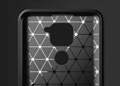 Stöttåligt Armor Carbon TPU-skal Xiaomi Redmi Note 9 - Röd