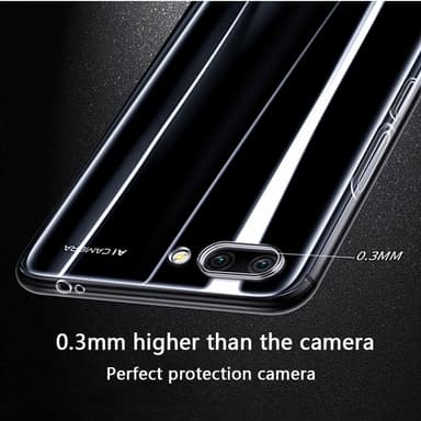 Transparent Silikon TPU-Skal till Honor 10