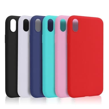 SKALO iPhone X/XS Ultratunn TPU-Skal - Röd