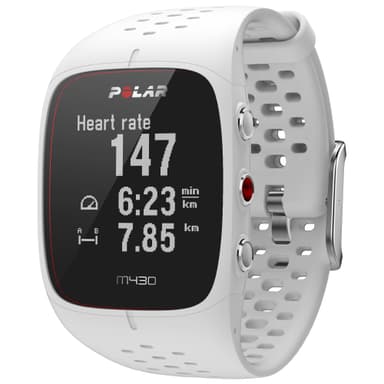 Polar M430 HR Träningsklocka (vit)