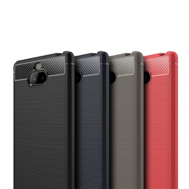 Stöttåligt Armor Carbon TPU-skal Sony Xperia 10 - Röd