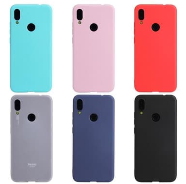 Xiaomi Redmi Note 7 Ultratunn Silikonskal - Blå