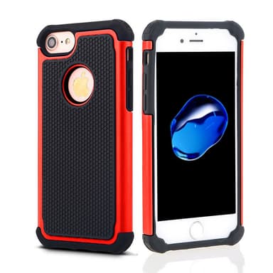 iPhone 8 extra skyddande skal | Shockproof Armor - Röd