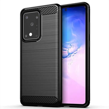 Stöttåligt Armor Carbon TPU-skal Samsung S20 Ultra - fler färger - Röd