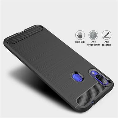 Stöttåligt Armor Carbon TPU-skal Xiaomi Redmi Note 7 - Grå