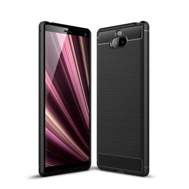 Stöttåligt Armor Carbon TPU-skal Sony Xperia 10 - Svart