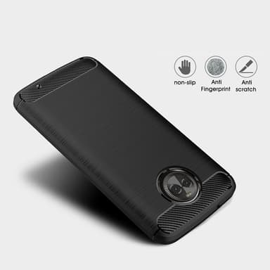Stöttåligt Armor Carbon TPU-skal Moto X4 - Grå
