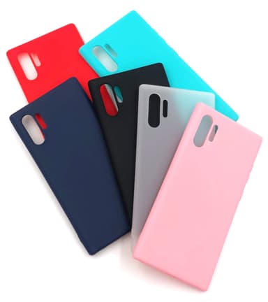 Samsung Note 10 PLUS Ultratunn Silikonskal - Turkos
