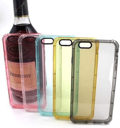 Extra tåligt silikonskal iPhone 6/6s - Rosa