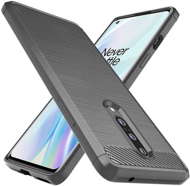 Stöttåligt Armor Carbon TPU-skal Oneplus 8 - Grå