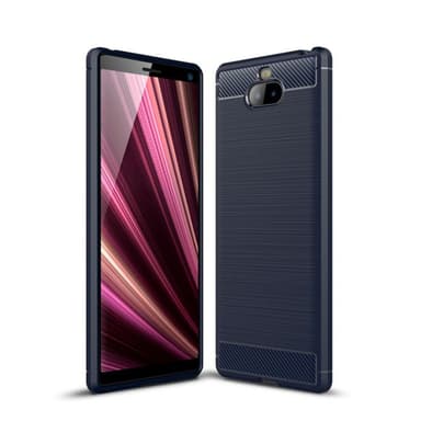 Stöttåligt Armor Carbon TPU-skal Sony Xperia 10 Plus - Blå