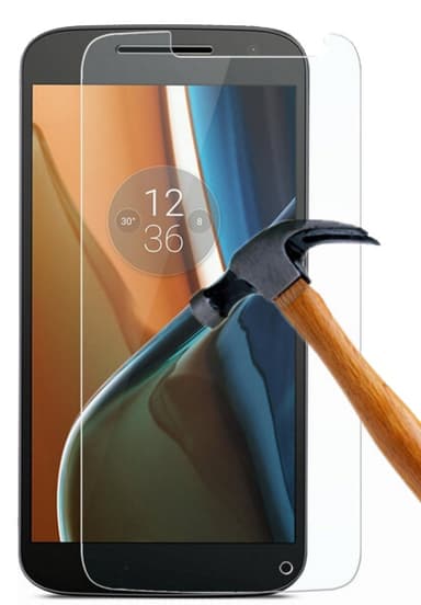 2-PACK härdat glas Moto G4