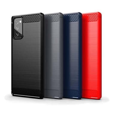 Stöttåligt Armor Carbon TPU-skal Samsung Note 20 - Svart