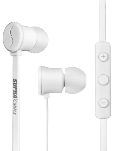 Supra Nero Hörlurar med mic in-ear (vit)