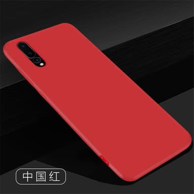 Huawei P20 Ultratunn Silikonskal - Röd