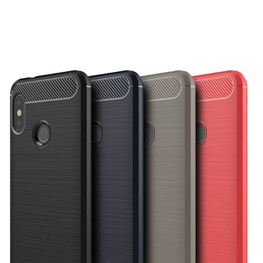 Stöttåligt Armor Carbon TPU-skal Xiaomi Mi A2 Lite - Grå