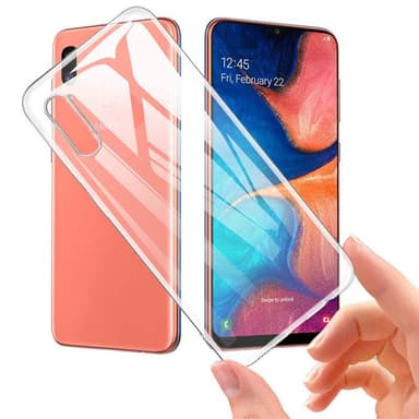 Transparent Silikon TPU-Skal till Samsung A20e