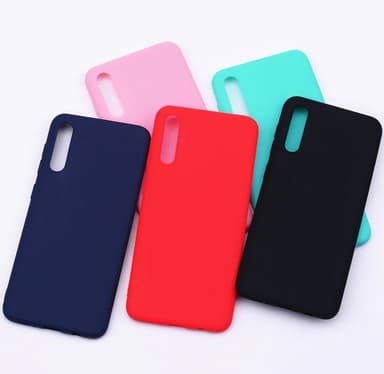 Samsung A50 Ultratunn Silikonskal - Vit