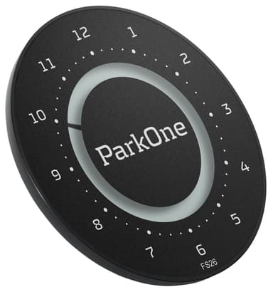 ParkOne 2 Parkeringsbricka (svart)