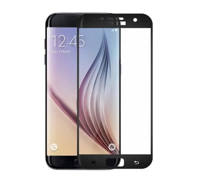 Heltäckande Härdat Glas till Samsung S7 - Vit