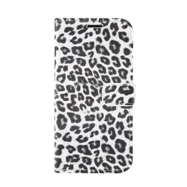 iPhone 12 / 12 Pro Plånboksfodral Fodral Leopard - Vit