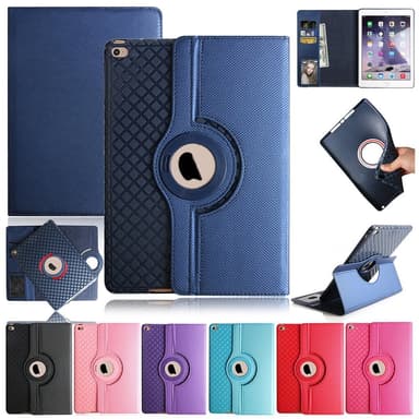 SKALO iPad Mini 4 Quilted 360 Fodral - Turkos