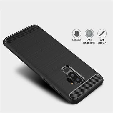 SKALO Samsung S9 Plus Armor Carbon Stöttåligt TPU-skal - Grå