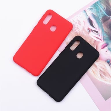SKALO Samsung A20e Ultratunn TPU-Skal - Svart