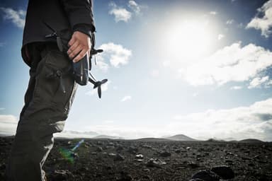 Parrot Bebop 2 drönare + FPV strömpaket (svart)