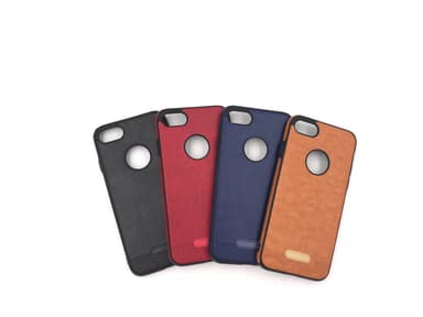 Läderimitation iPhone 7/8 - Blå